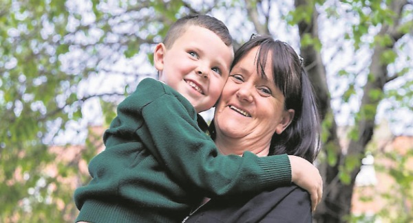 Marian Dennis and her son Jamie McClure Dennis who took part in the Preparing for Life, parenting mentoring programme in North Dublin which was found to dramatically improve childrens IQ, health and behaviour. Photography: Conor Healy Photography