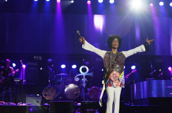 Prince at the #YesWeCode Launch -- 20th Anniversary Essence Music Festival, July 4th, 2014. Photo: YesWeCode