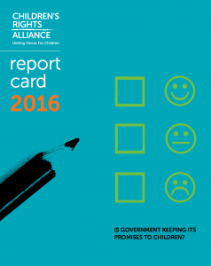 Children's Rights Alliance Report Card 2016